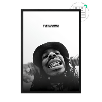 Knucks B&W Poster - Posters, Prints & Wall Art | HYPE Posters