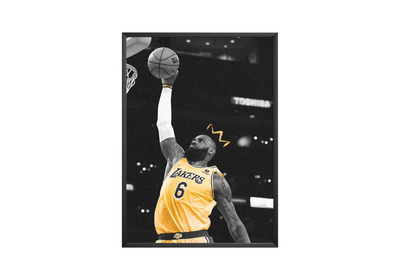 Lebron James 'KING' Poster - Posters, Prints & Wall Art | HYPE Posters