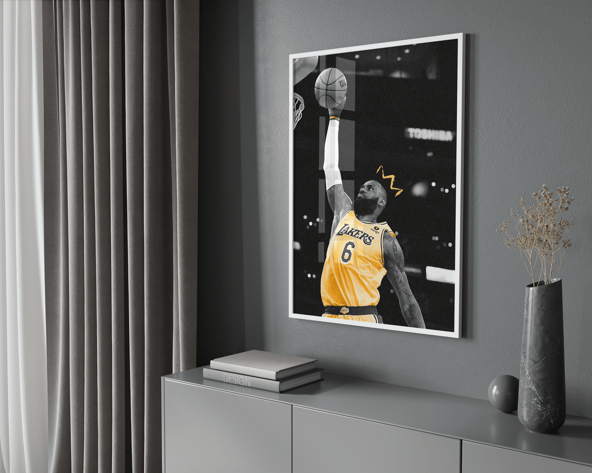 Lebron James 'KING' Poster - Posters, Prints & Wall Art | HYPE Posters