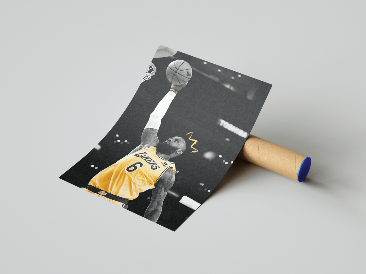 Lebron James 'KING' Poster - Posters, Prints & Wall Art | HYPE Posters