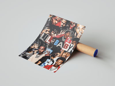 Lil Baby Collage Poster - Posters, Prints & Wall Art | HYPE Posters