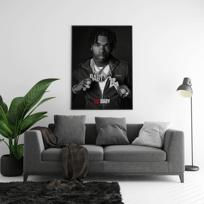 Lil Baby 'Focus' Poster - Posters, Prints & Wall Art | HYPE Posters