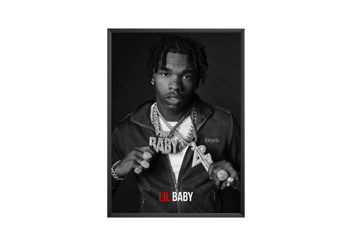 Lil Baby 'Focus' Poster - Posters, Prints & Wall Art | HYPE Posters