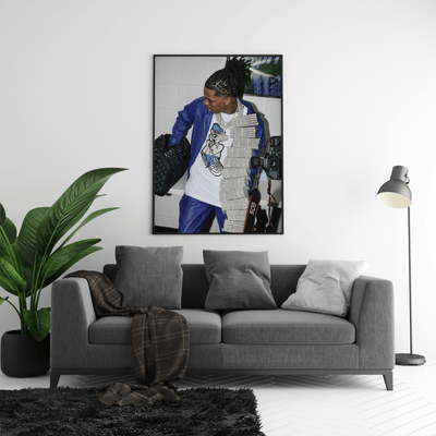 Lil Baby 'Money Stacks' Poster - Posters, Prints & Wall Art | HYPE Posters