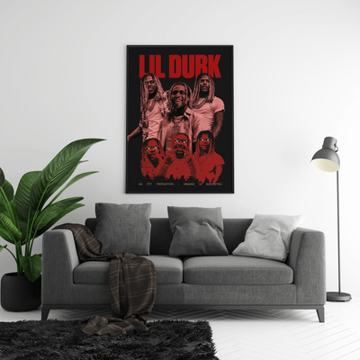 Lil Durk 'Restricted' Poster - Posters, Prints & Wall Art | HYPE Posters
