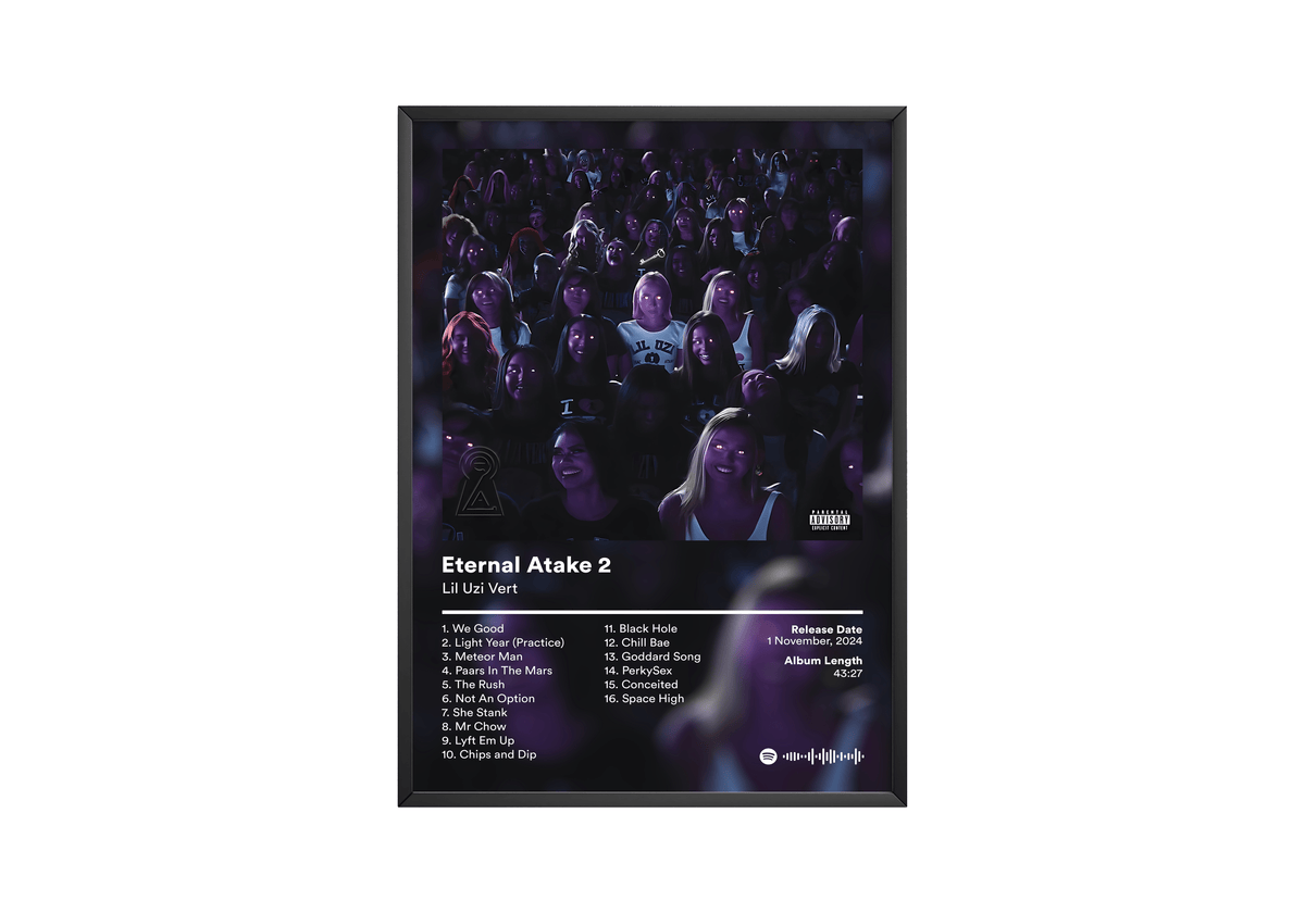 Lil Uzi Vert 'Eternal Atake 2' Album Poster - Posters, Prints & Wall Art | HYPE Posters