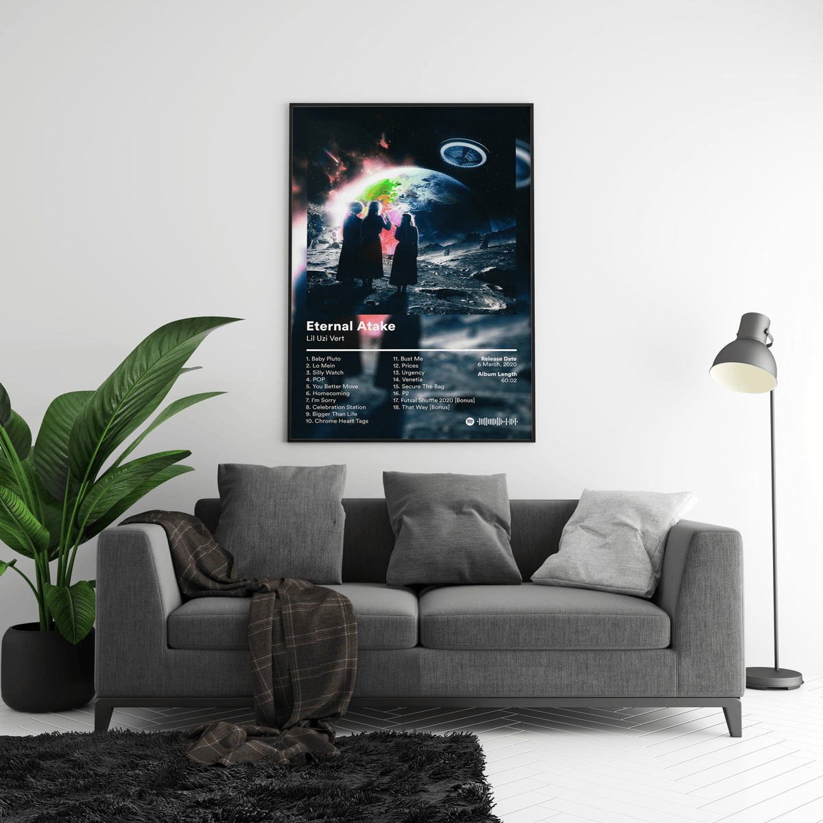 Lil Uzi Vert 'Eternal Atake' Album Poster - Posters, Prints & Wall Art | HYPE Posters