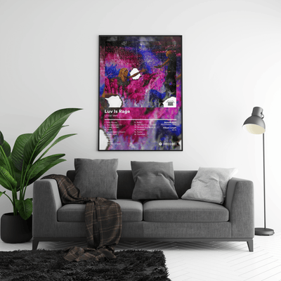 Lil Uzi Vert 'Luv Is Rage' Album Poster - Posters, Prints & Wall Art | HYPE Posters