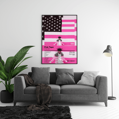 Lil Uzi Vert 'Pink Tape' Album Poster - Posters, Prints & Wall Art | HYPE Posters