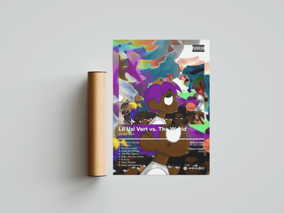Lil Uzi Vert 'Vs. The World' Album Poster - Posters, Prints & Wall Art | HYPE Posters