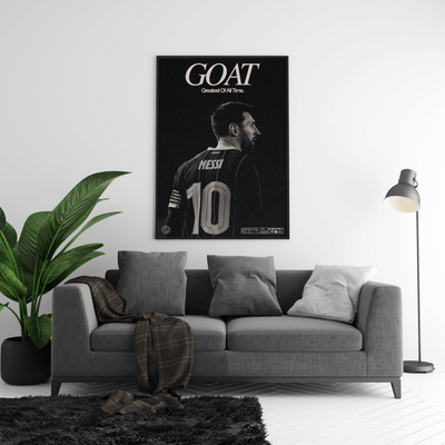 Lionel Messi 'GOAT' Poster - Posters, Prints & Wall Art | HYPE Posters