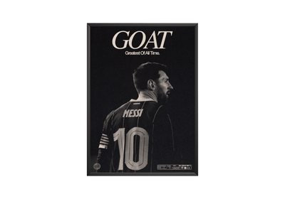 Lionel Messi 'GOAT' Poster - Posters, Prints & Wall Art | HYPE Posters