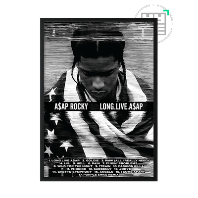 Long Live A$ap Poster - Posters, Prints & Wall Art | HYPE Posters
