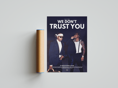 Metro Boomin 'We Don't Trust You' Poster - Posters, Prints & Wall Art | HYPE Posters