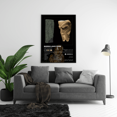 MF DOOM 'BORN LIKE THIS' Album Poster - Posters, Prints & Wall Art | HYPE Posters