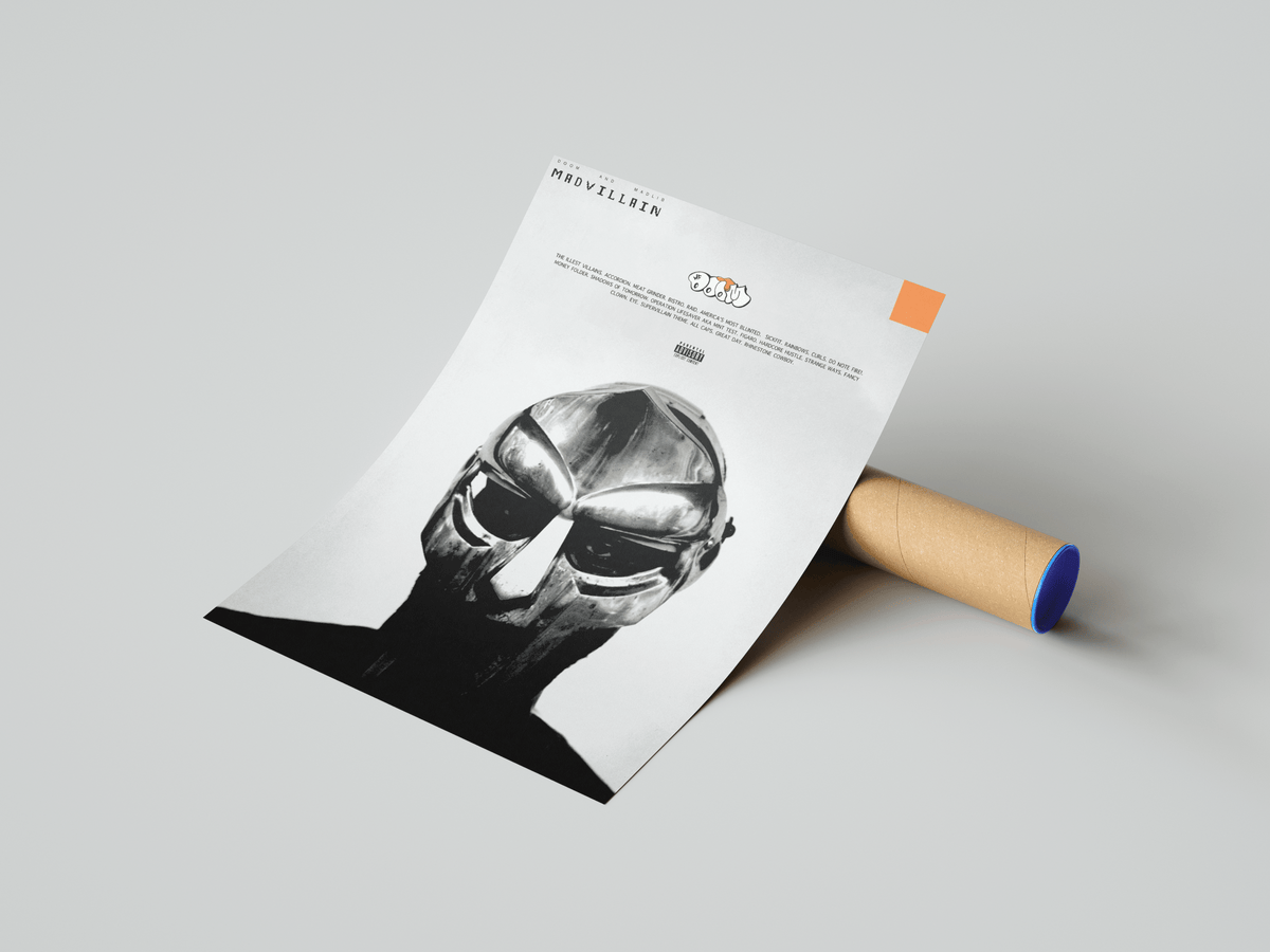 MF Doom 'MadVillain' Poster - Posters, Prints & Wall Art | HYPE Posters