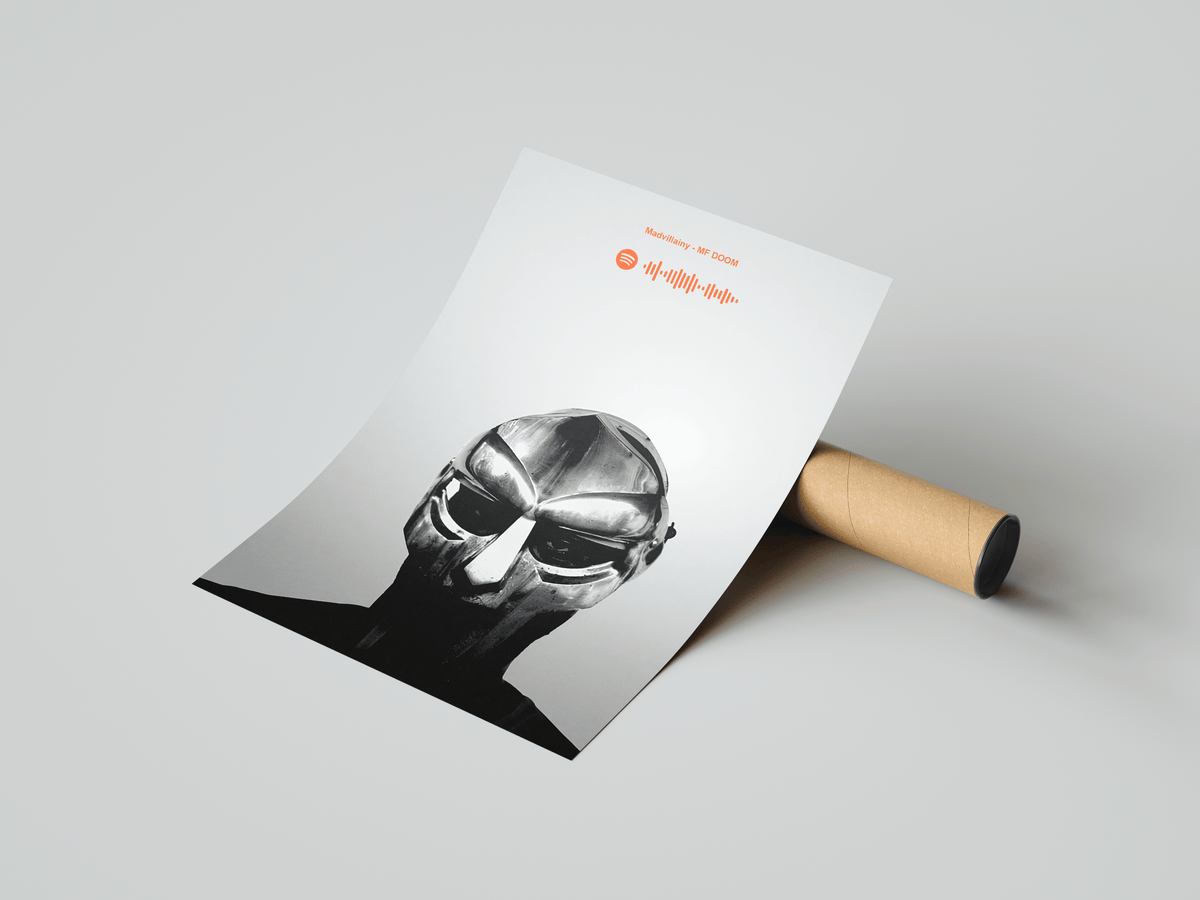 MF DOOM 'Madvillainy' Spotify Poster - Posters, Prints & Wall Art | HYPE Posters