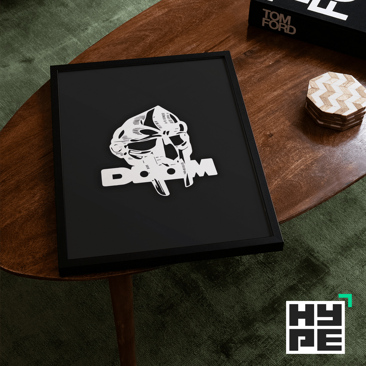 MF Doom Mask Poster - Posters, Prints & Wall Art | HYPE Posters