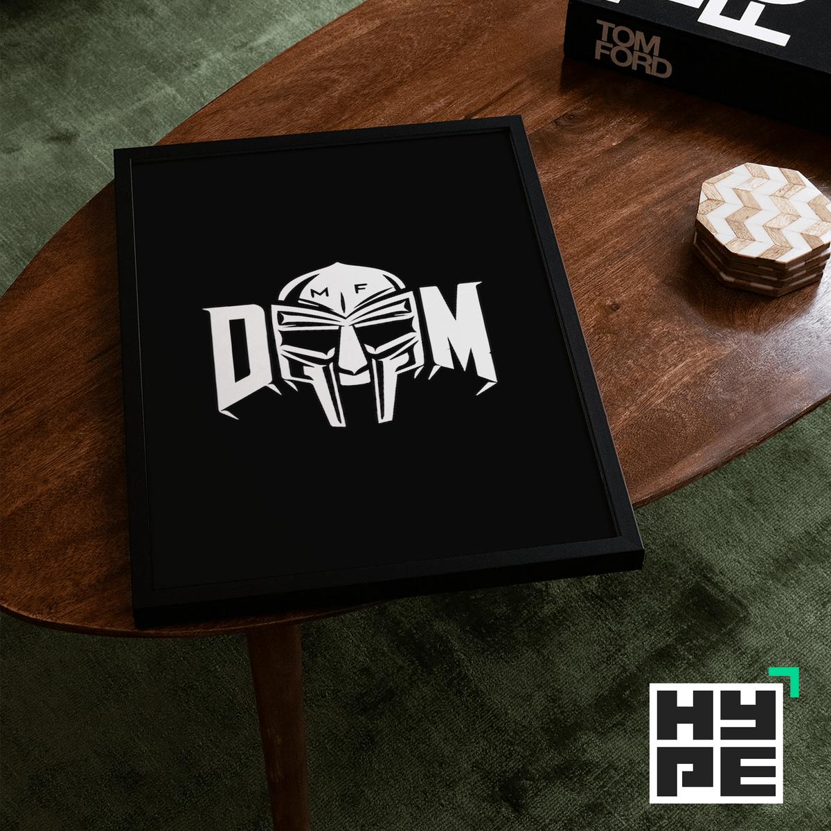 MF Doom Mask V2 Poster - Posters, Prints & Wall Art | HYPE Posters