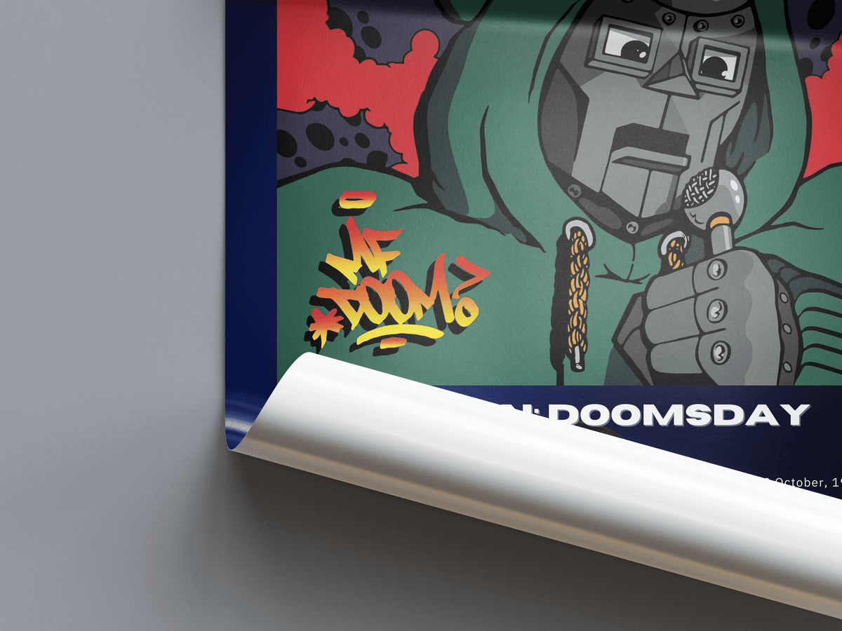 MF DOOM 'Operation: Doomsday' Album Poster - Posters, Prints & Wall Art | HYPE Posters