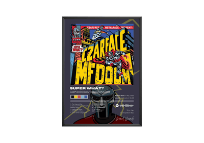 MF DOOM 'Super What?' Album Poster - Posters, Prints & Wall Art | HYPE Posters