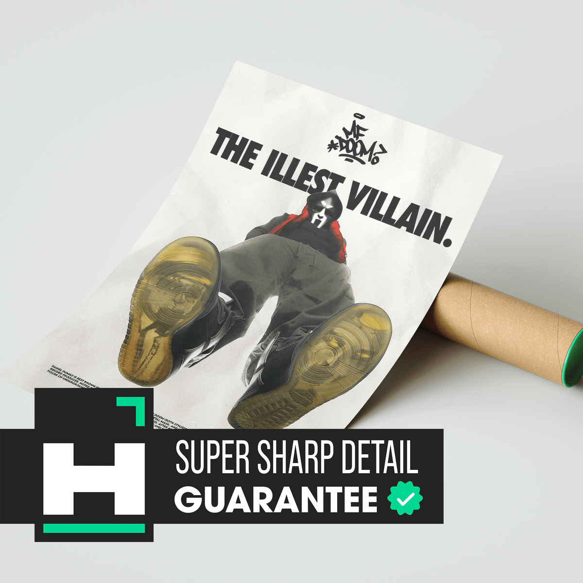 MF Doom 'The Illest Villain' Poster - Posters, Prints & Wall Art | HYPE Posters