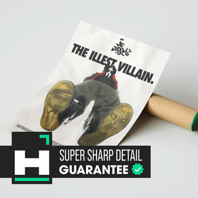 MF Doom 'The Illest Villain' Poster - Posters, Prints & Wall Art | HYPE Posters