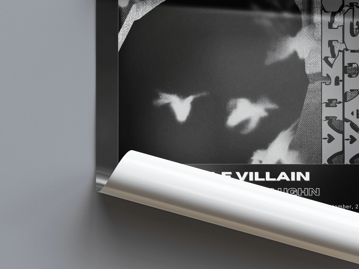 MF DOOM 'Vaudeville Villain' Album Poster - Posters, Prints & Wall Art | HYPE Posters