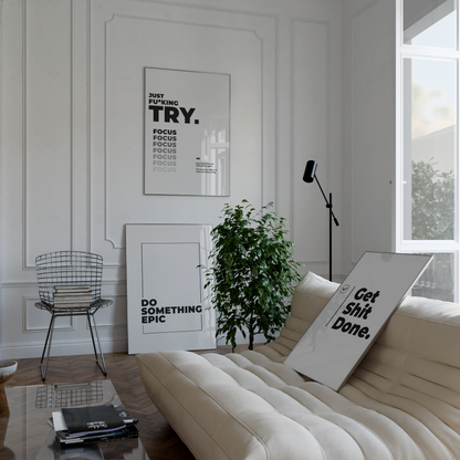 Motivation Minimalist Poster Set | Hype Posters