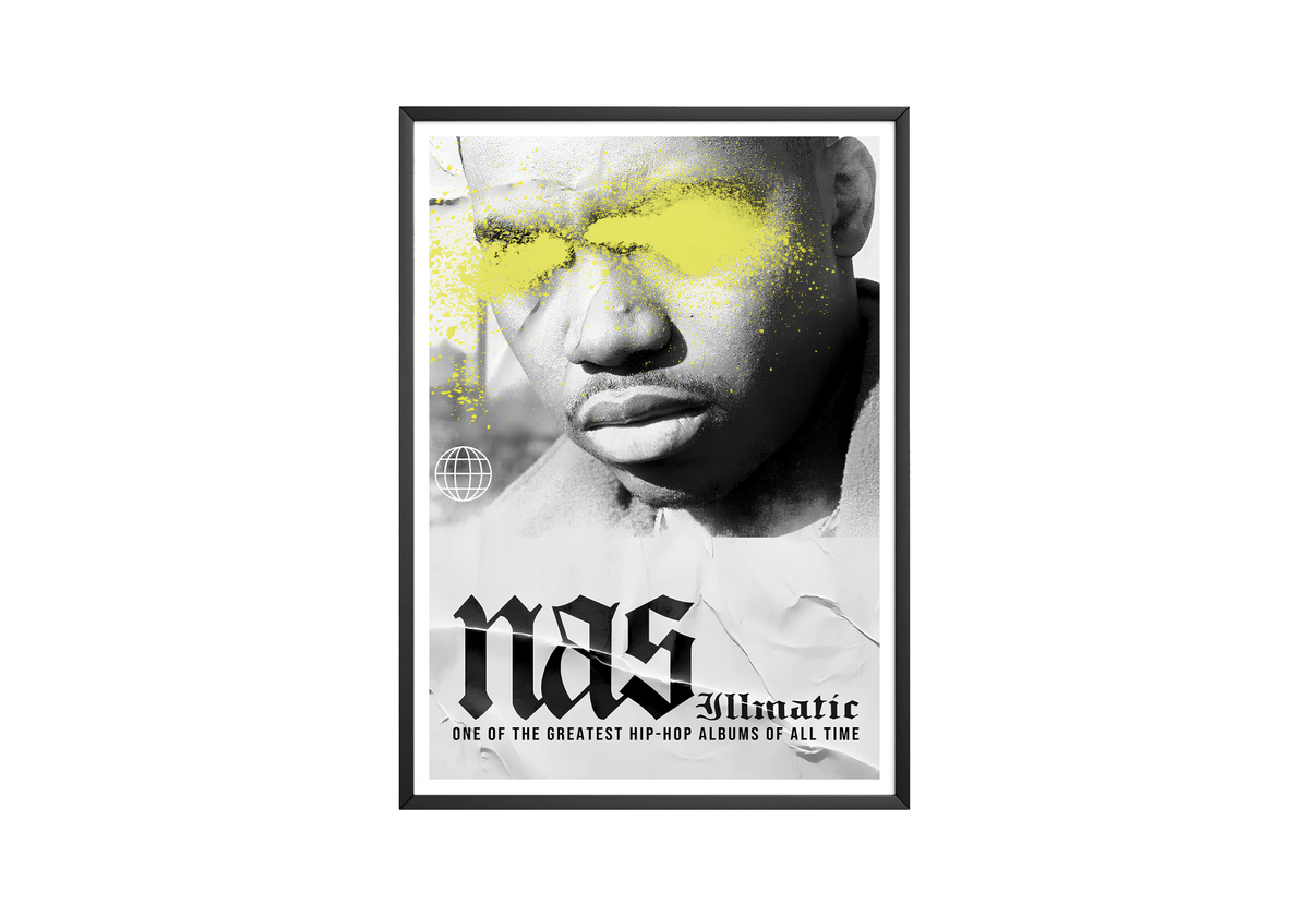 Nas - Illmatic Eyes Poster - Posters, Prints & Wall Art | HYPE Posters