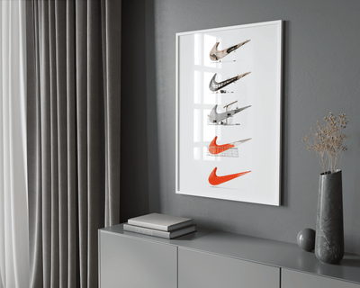 Nike Construction Poster - Posters, Prints & Wall Art | HYPE Posters