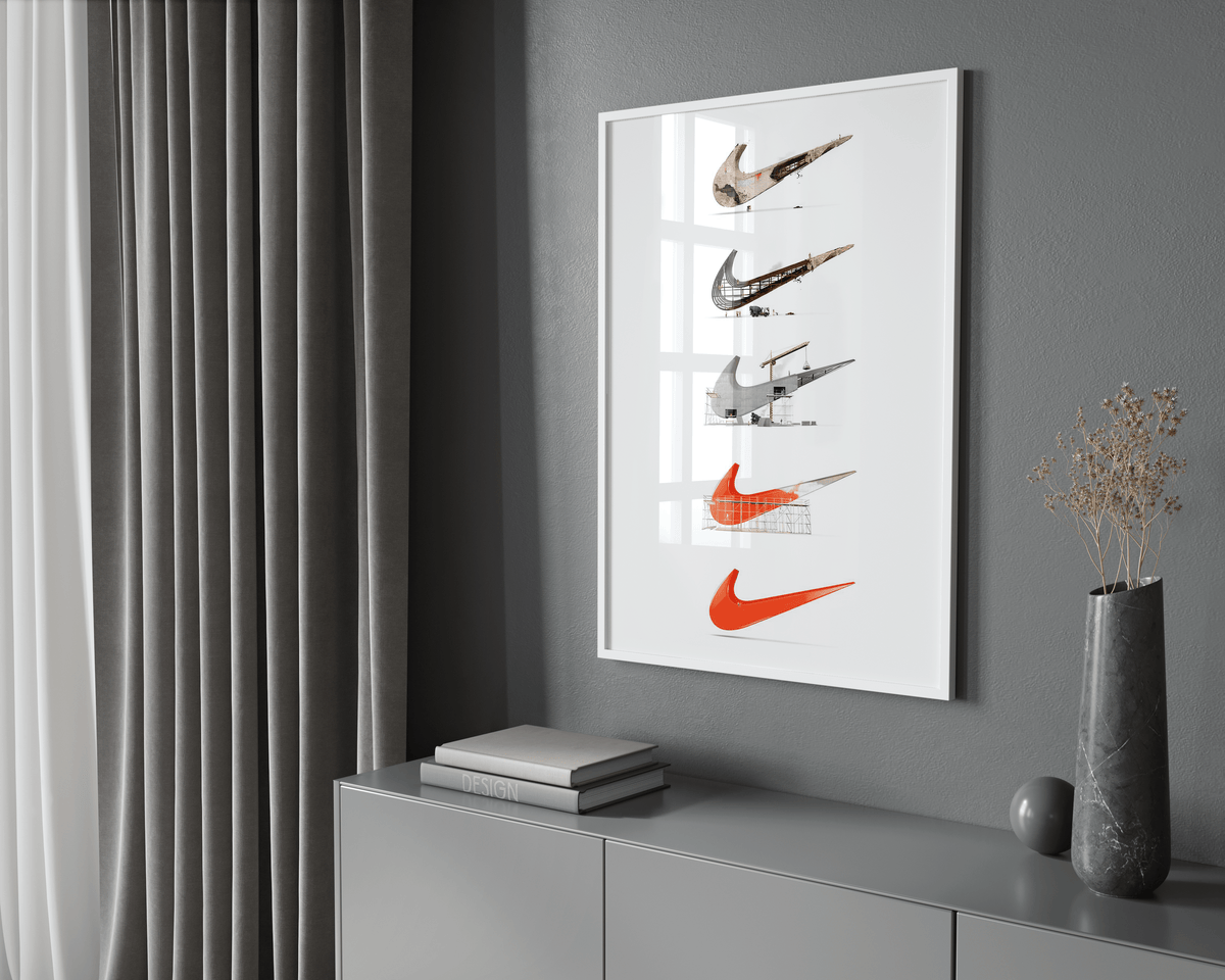 Nike Construction Poster - Posters, Prints & Wall Art | HYPE Posters