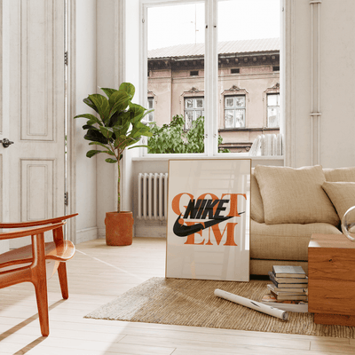 Nike Orange Aesthetic Poster Set - Posters, Prints & Wall Art | HYPE Posters