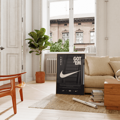 Nike Origins Black Poster - Posters, Prints & Wall Art | HYPE Posters