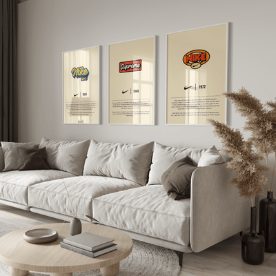 Nike Retro Poster Set - Posters, Prints & Wall Art | HYPE Posters