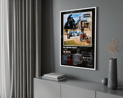Oasis 'Be Here Now' Album Poster - Posters, Prints & Wall Art | HYPE Posters