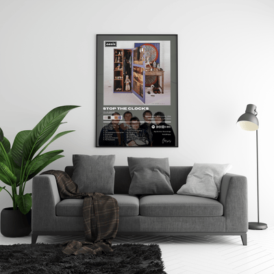 Oasis 'Stop The Clocks' Album Poster - Posters, Prints & Wall Art | HYPE Posters