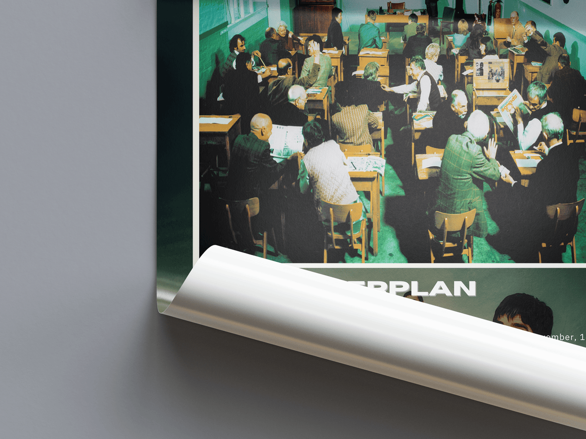 Oasis 'The Masterplan' Album Poster - Posters, Prints & Wall Art | HYPE Posters