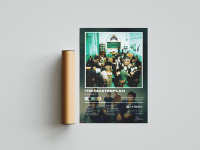 Oasis 'The Masterplan' Album Poster - Posters, Prints & Wall Art | HYPE Posters