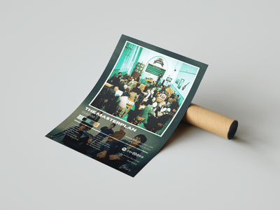Oasis 'The Masterplan' Album Poster - Posters, Prints & Wall Art | HYPE Posters