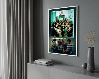 Oasis 'The Masterplan' Album Poster - Posters, Prints & Wall Art | HYPE Posters