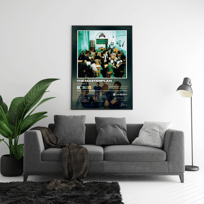 Oasis 'The Masterplan' Album Poster - Posters, Prints & Wall Art | HYPE Posters
