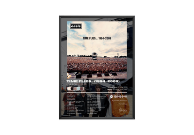 Oasis 'Time Flies...1994-2009' Album Poster - Posters, Prints & Wall Art | HYPE Posters