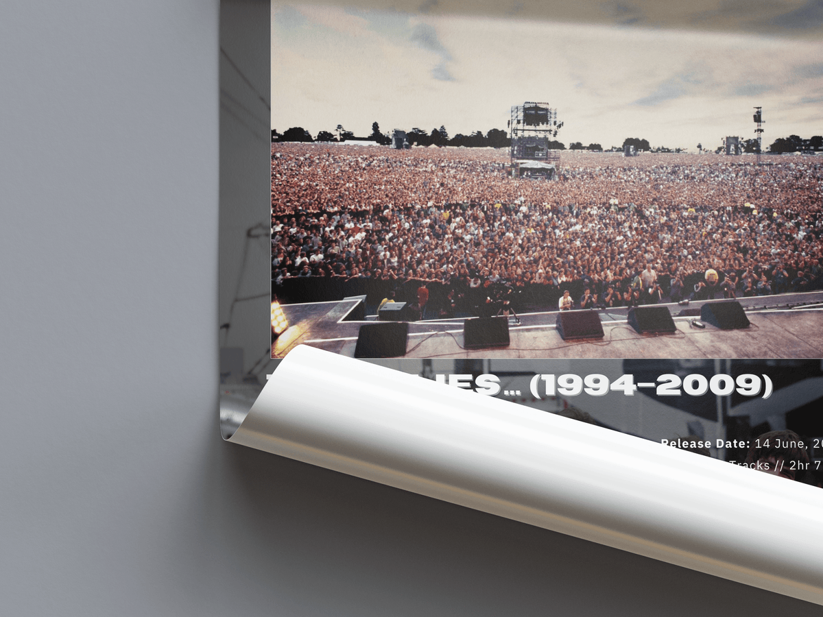 Oasis 'Time Flies...1994-2009' Album Poster - Posters, Prints & Wall Art | HYPE Posters
