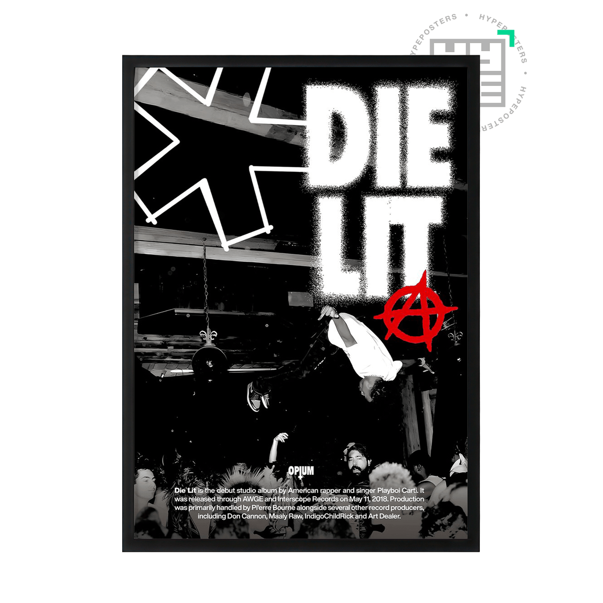 Playboi Carti Die Lit Poster - Posters, Prints & Wall Art | HYPE Posters