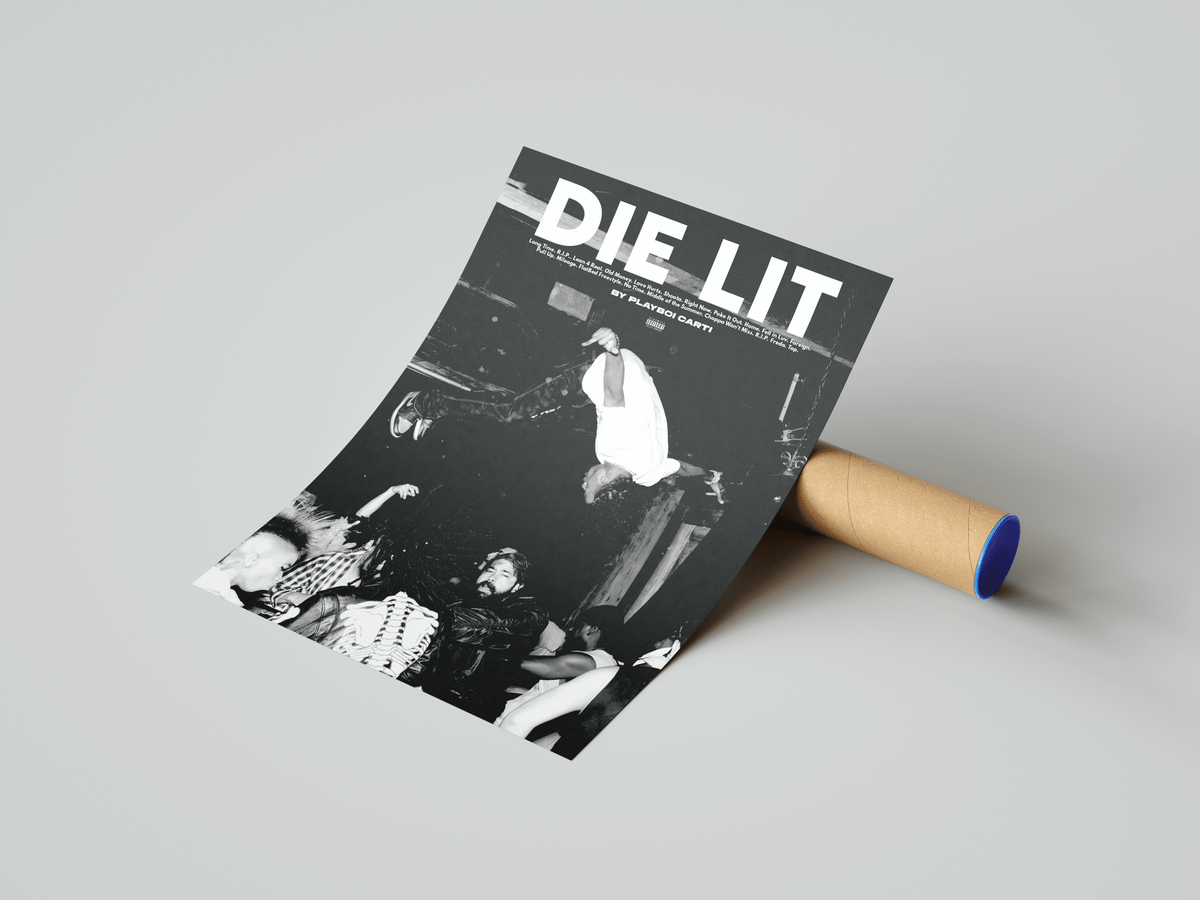 Playboi Carti 'Die Lit' Poster - Posters, Prints & Wall Art | HYPE Posters