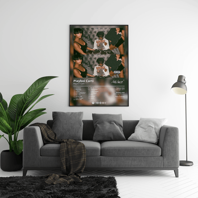 Playboi Carti 'Playboi Carti' Album Poster - Posters, Prints & Wall Art | HYPE Posters