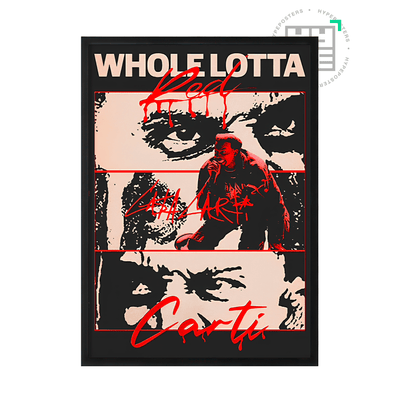Playboi Carti Whole Lotta Red Poster - Posters, Prints & Wall Art | HYPE Posters