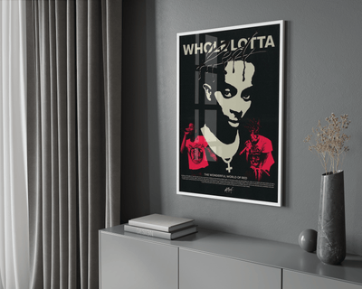 Playboi Carti 'Whole Lotta Red' Poster - Posters, Prints & Wall Art | HYPE Posters