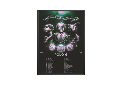 Polo G - "Hall Of Fame 2.0" Album Poster - Posters, Prints & Wall Art | HYPE Posters